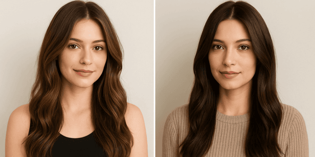 رنگ موی موکا و نسکافه‌ای ۱۴۰۴: تفاوت، مدل‌ها + انتخاب بهترین سایه برای پوست شما | زیبارزرو